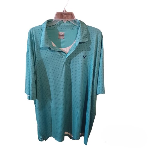 Callaway Other - Callaway Opti-Dri Polo Shirt Aqua EUC